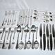 Ercuis ménagère trianon en métal argenté – set de 42 couverts de table ruban croisé