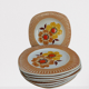 Earthenware plate 1970 Montodovi Italy