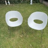 2 Chaises"Orbit Large" pour Sintesi, design Cantarutti 1990