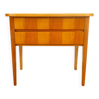 Small chest of drawers, beech, vintage from the 60s