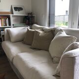 Crumpled linen sofa "Camille"