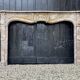 Early 19th century Louis XV style fireplace in grey Ardennes marble