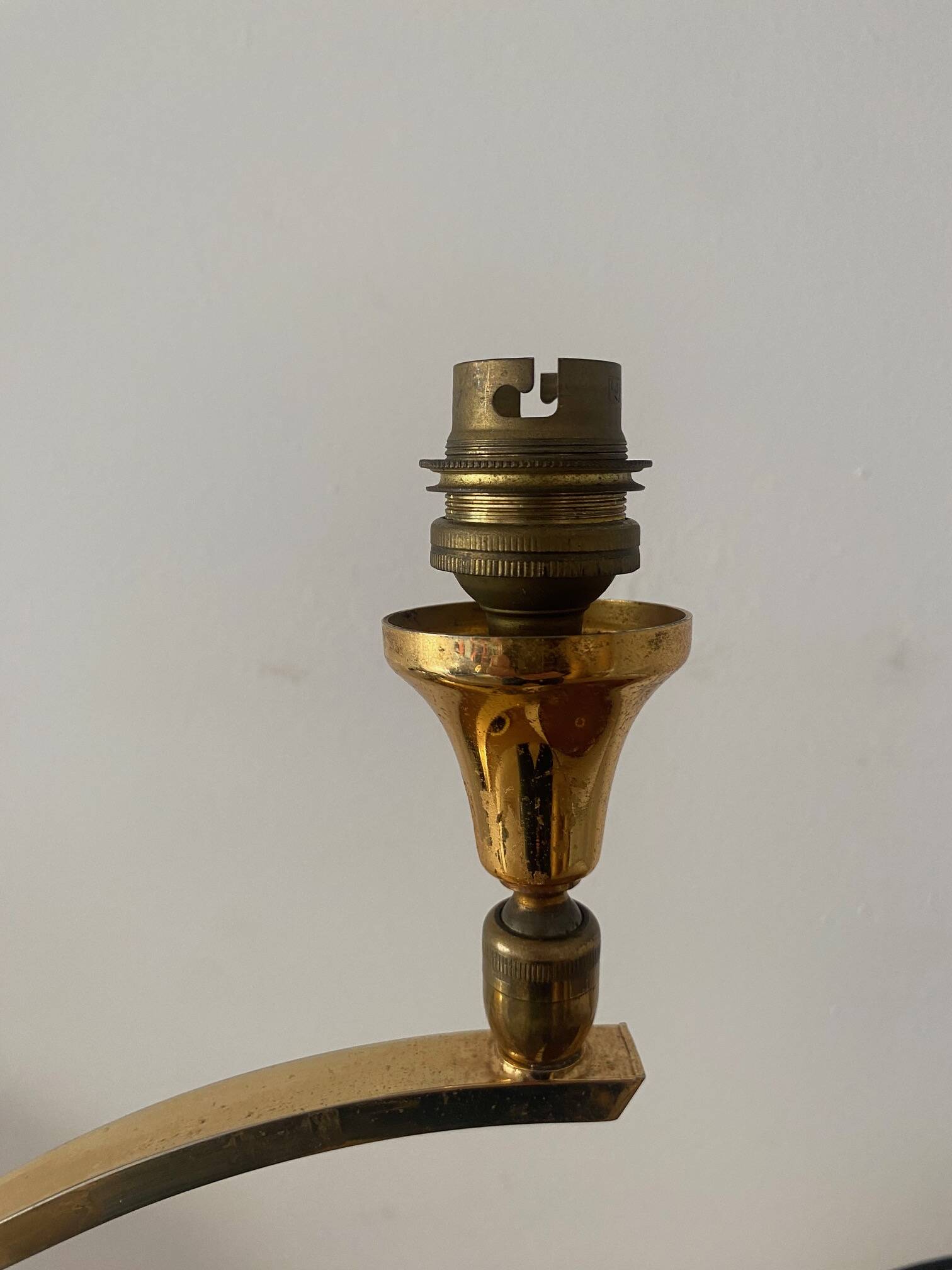 Brass desk lamp, 1950-1960