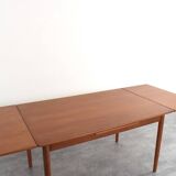 Mid-Century Danish Extendable Teak Dining Table from Rogenstrup Möbelfabrik