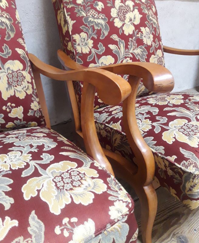 Pair of vintage 1950 armchairs