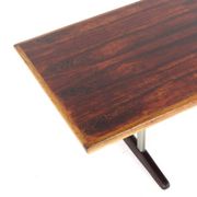 Table basse en palissandre / noyer 'Drachten' - style mid-century modern