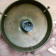 Lustre, plafonnier en verre givré