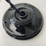 Old industrial blue grey enamelled suspension