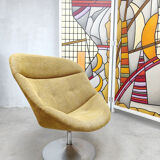 Swivel armchair by Rudolf Wolf for Rohé Noordwolde