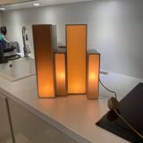 Designer skyscraper lamp in metal and plastic