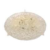 1 of 3 large Murano glass ceiling lights by Kaiser, Germany, 1960s.