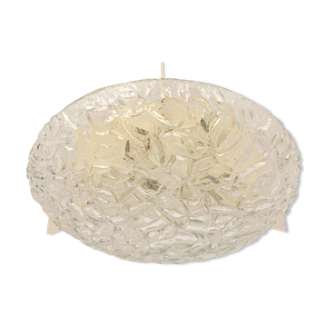Plafonnier en verre de Murano par Kaiser, Allemagne, années 1960