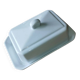 Vintage butter dish with lid in Limoges porcelain - Signed MPS