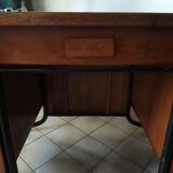 Vintage metal wooden desk and frame