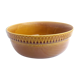 Polish ochre ceramic salad bowl