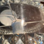 Vintage plexiglass pendant light, circa 1970s