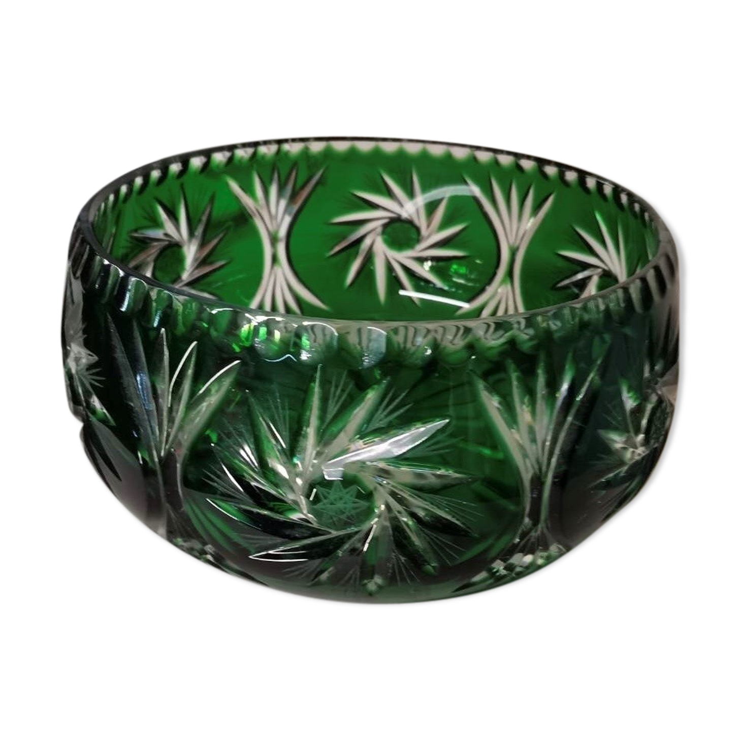 Bôhème cut crystal saladier cup