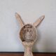 Horse woven straw mask