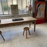 XL farmhouse table in beech and pine 3m