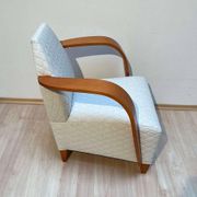 Spanish Club Chair in Beech and Plywood, 1990s