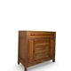 Commode de style Art Déco en bois de cerisier et noyer.