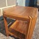 Art Deco coffee table in solid walnut