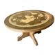 Rustic vintage high coffee table in wood