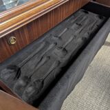 Louis XVI style cherry wood display case