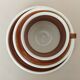 6 cups and cake plates Kimono Boch La Louvière