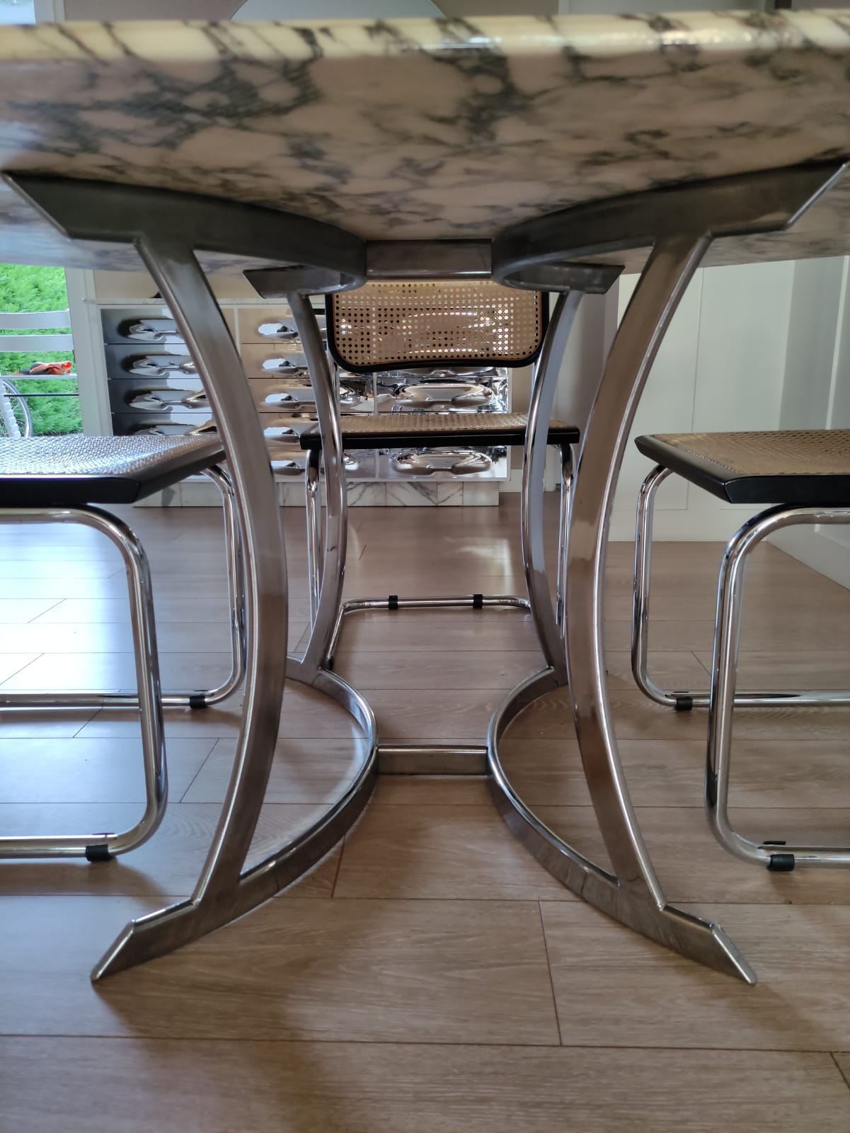 Marble dining table 70s