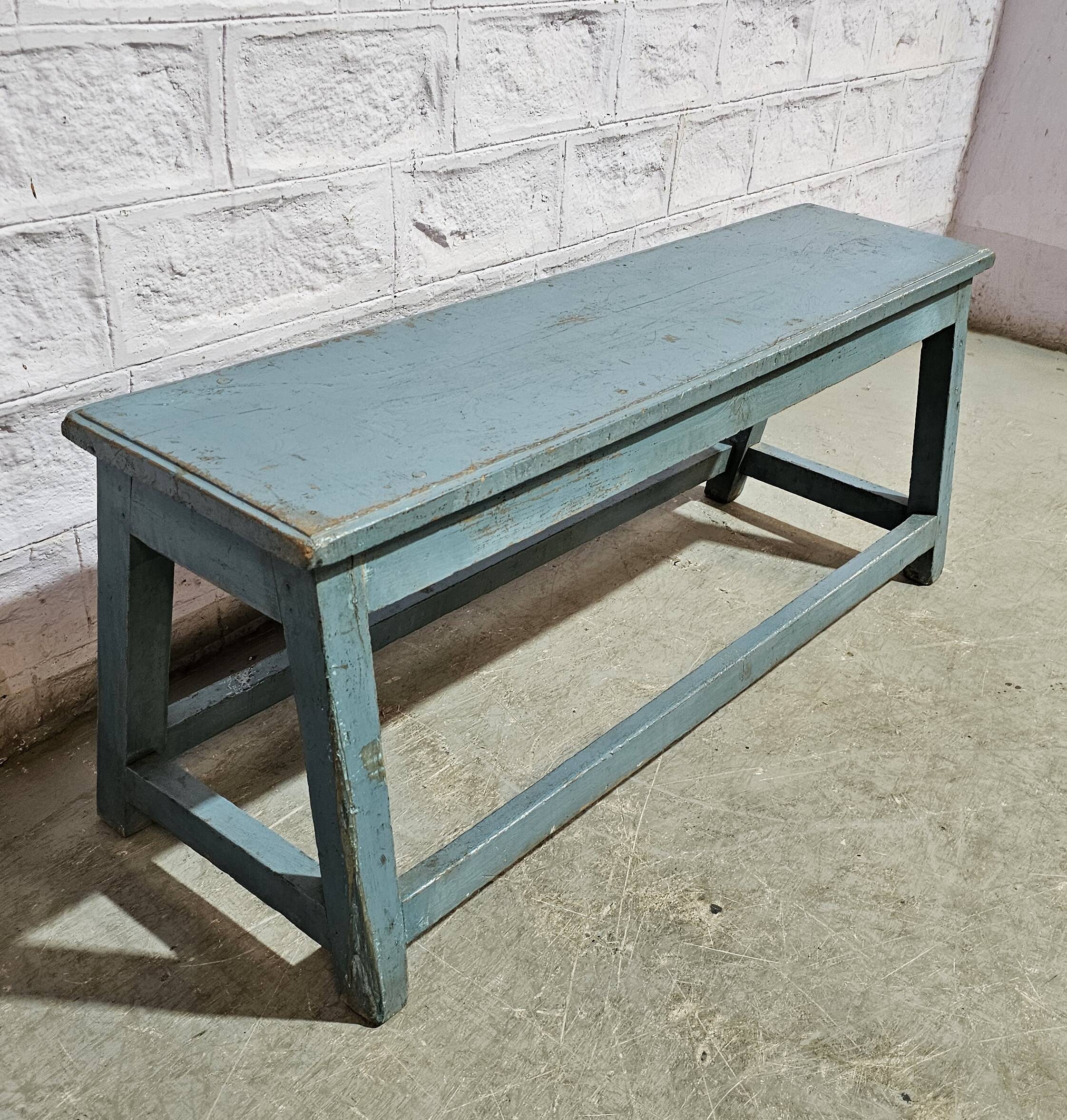 Burmese teak bench