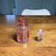 Antique pink Nancy crystal perfume bottle – 12.5 cm