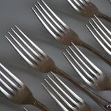 10 Frionnet François silver-plated table forks