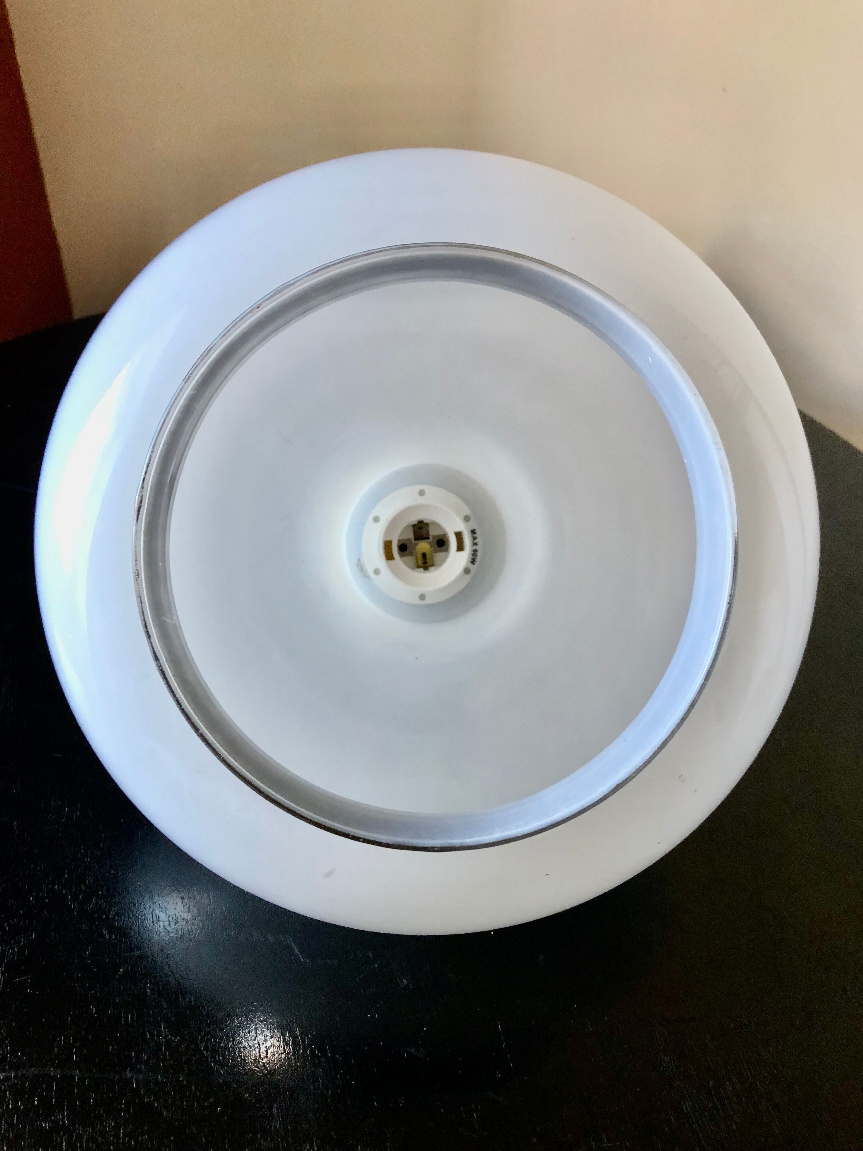 Suspension en opaline et fil d'argent