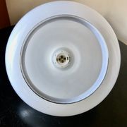 Suspension en opaline et fil d'argent