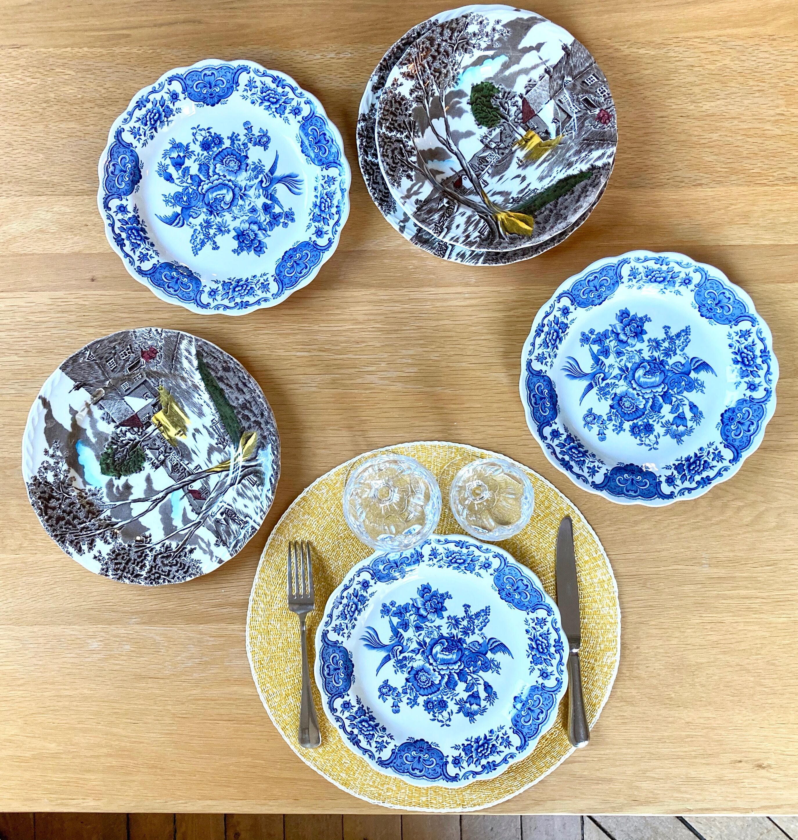 English Ridgway Windsor Flat Plates