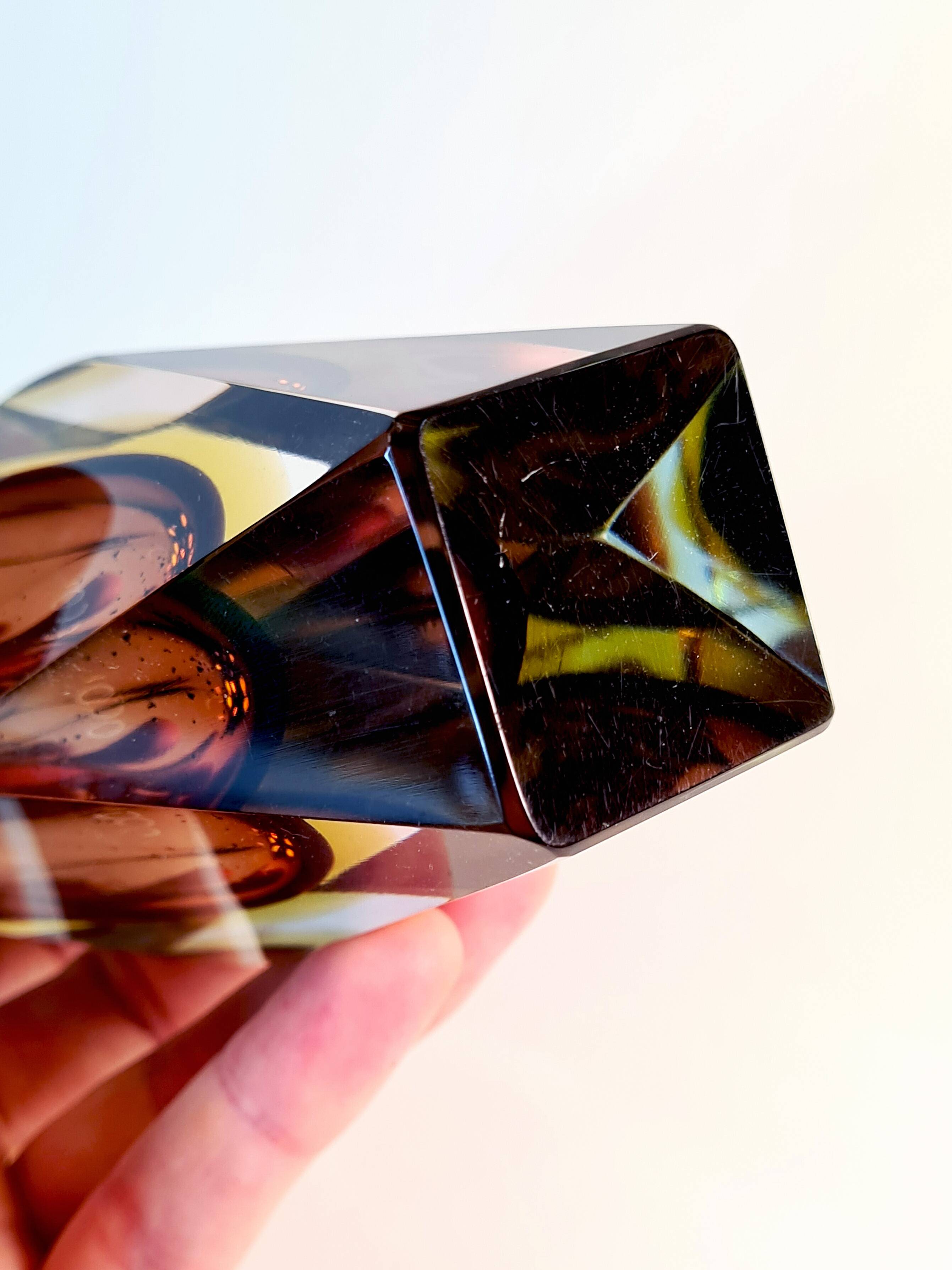 Sommerso Murano Three-Layer Vase – 1970s