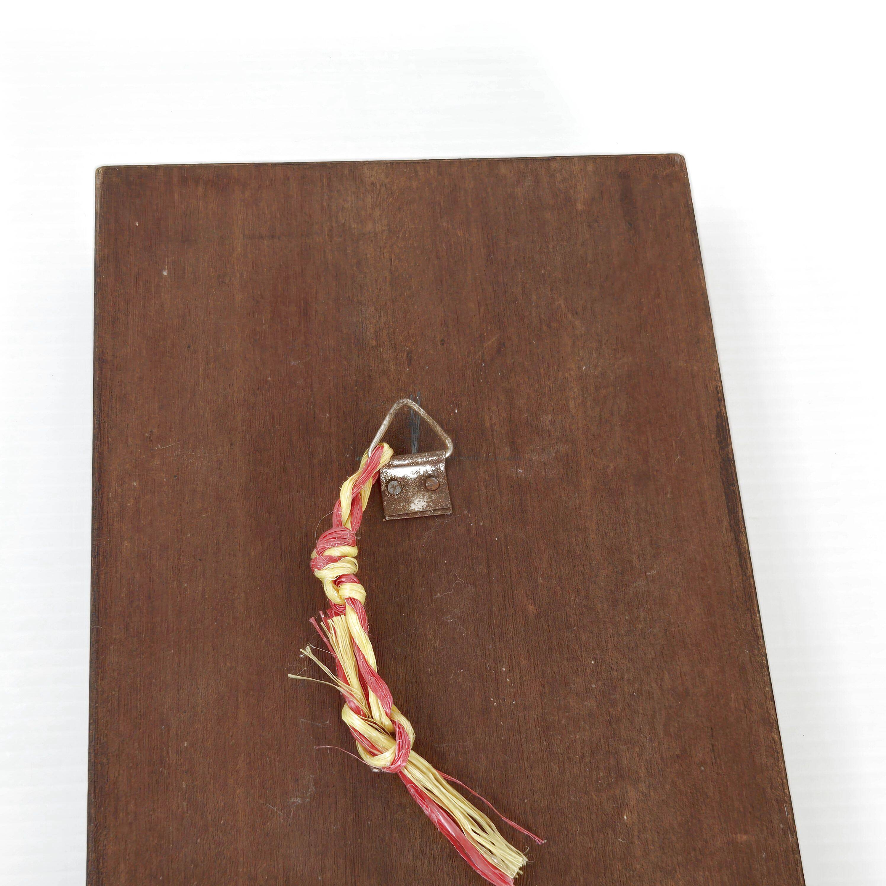 Vintage 1960s thistle wall decor