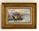 Oil on canvas "The Fishermen and the Doris" by Claude Persini. 20th century.