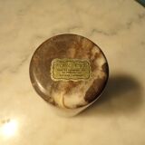 Carrara marble cylinder vase