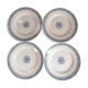 Set of 4 plates St Amand Terre de Fer