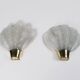 Midcentury Modern wall sconces pair ASEA, "Shell", 1950s, Sweden
