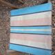 3 antique folding garden armchairs