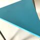 Vintage blue metal coffee table