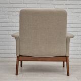 1960s, Danish design by Alf Svensson for Fritz Hansen, reupholstered easy chair model 4331.