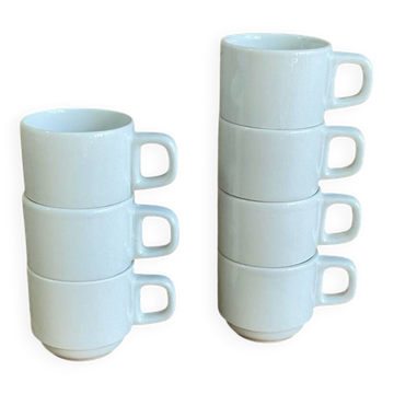 7 Sarreguemines espresso cups