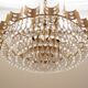 Brass chandelier, Danish design, 1970s, produced in Denmark