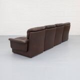 Leather modular sofa, 1970s
