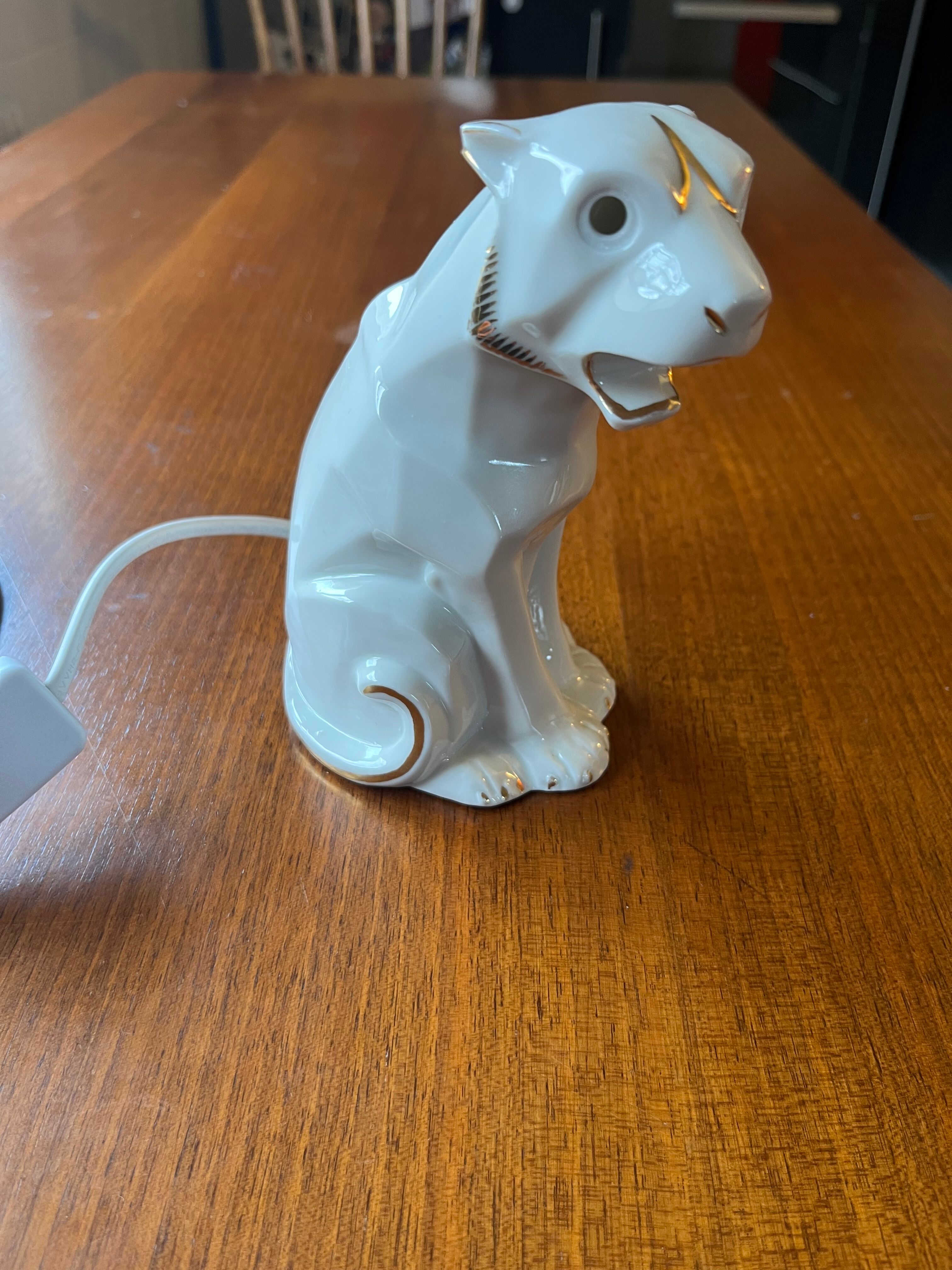 Art Deco ceramic night light