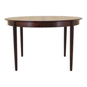 Table ronde en palissandre,